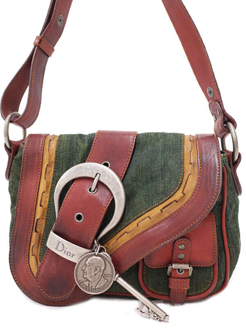 Christian Dior Saddle Gaucho Hobo Bag